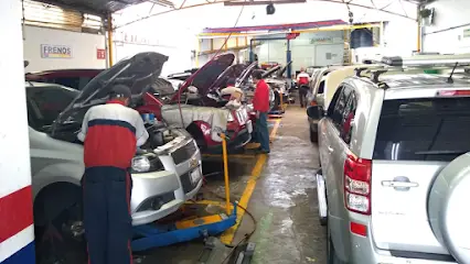 Alta Mecánica Automotriz Auto Stationfoto 